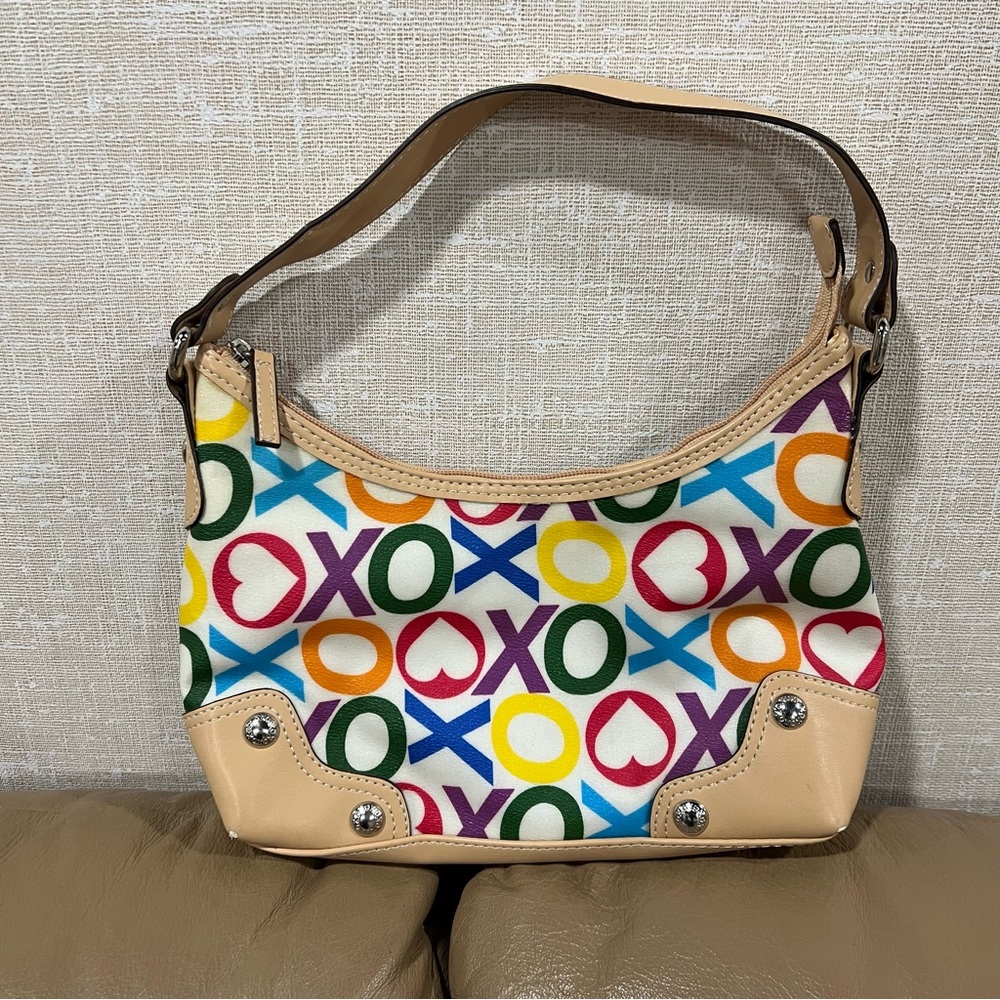 y2k xoxo rainbow purse
